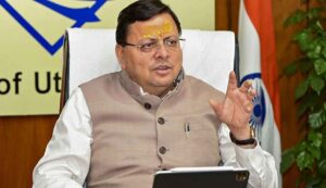 Chief minister pushkar singh dhami