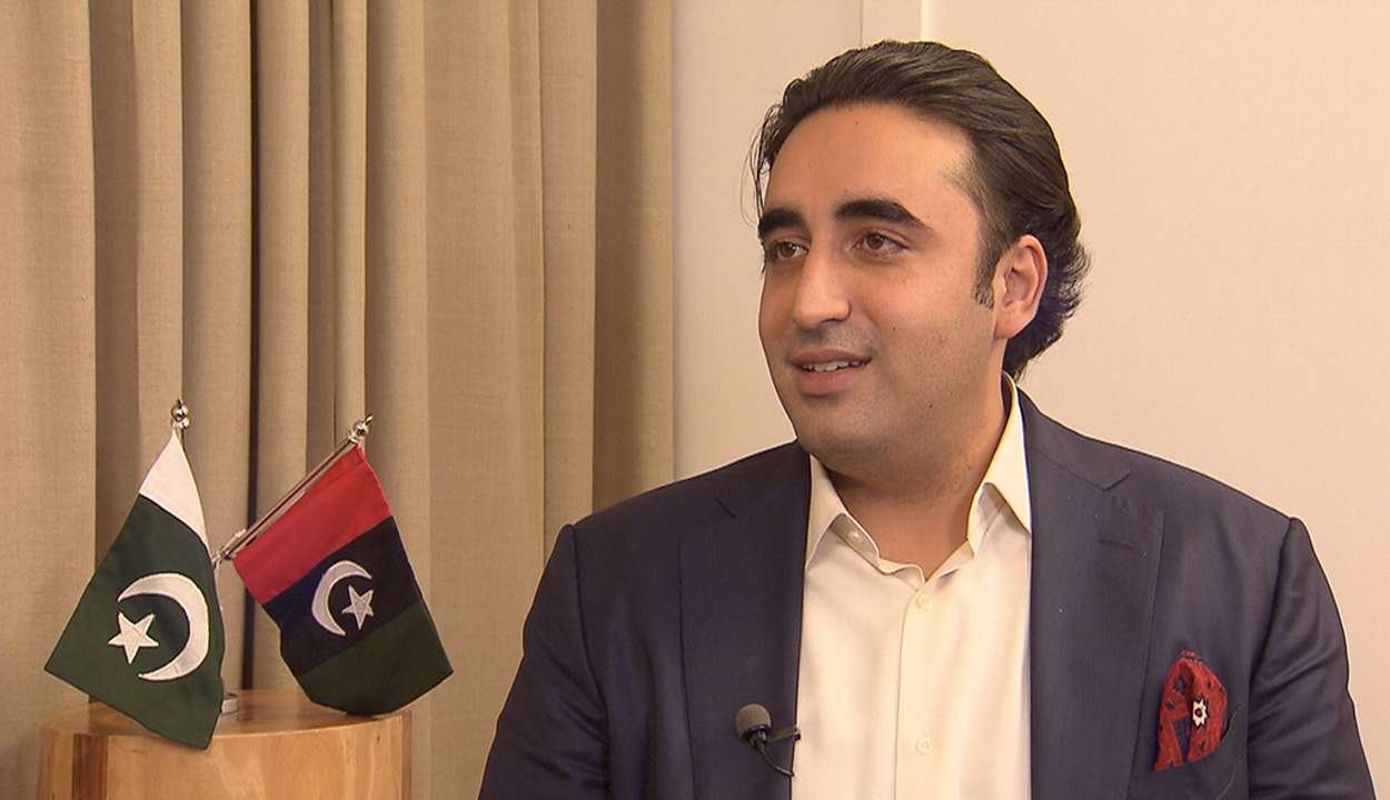 Former pakistani foreign minister bilawal bhutto