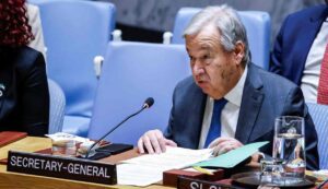 Un secretary-general antonio guterres