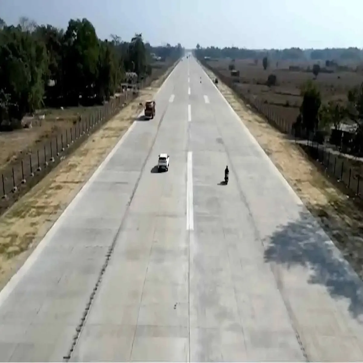Defense modi open first northeast highway