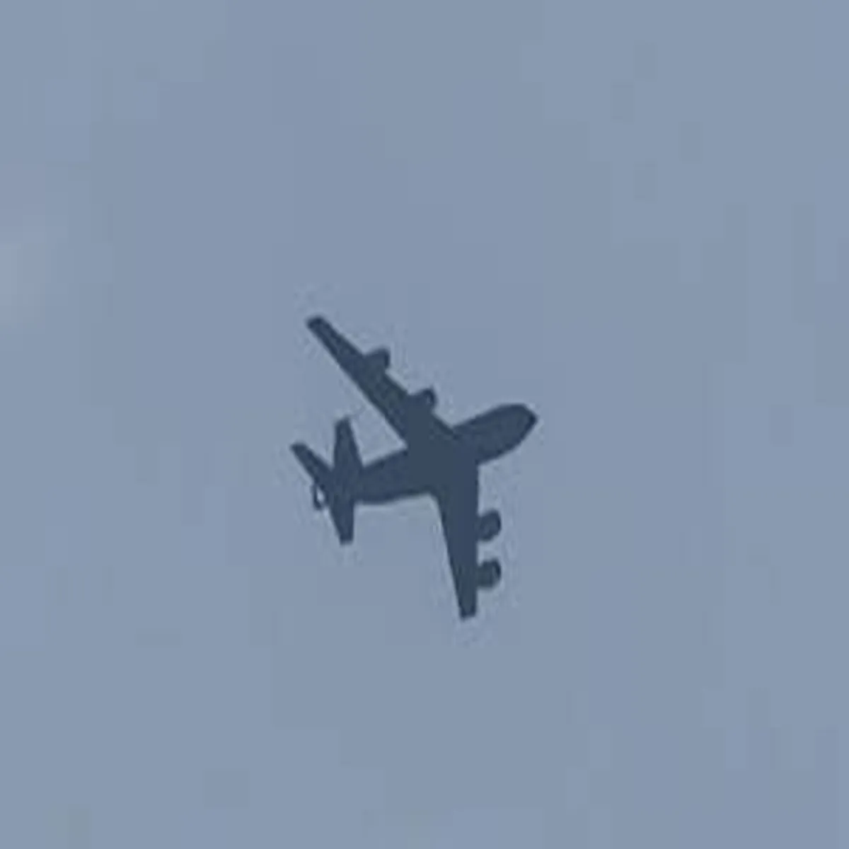Aviation military refueling aircraft declares emergency